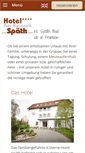 Mobile Screenshot of hotel-spaeth.de
